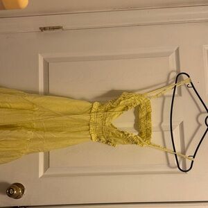 Yellow Sleeveless Dress